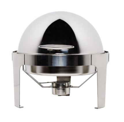 Roll Top Round Chafer, 7QT