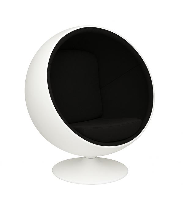Egg Chair, Black