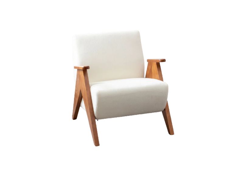 Noah Arm Chair, Ivory